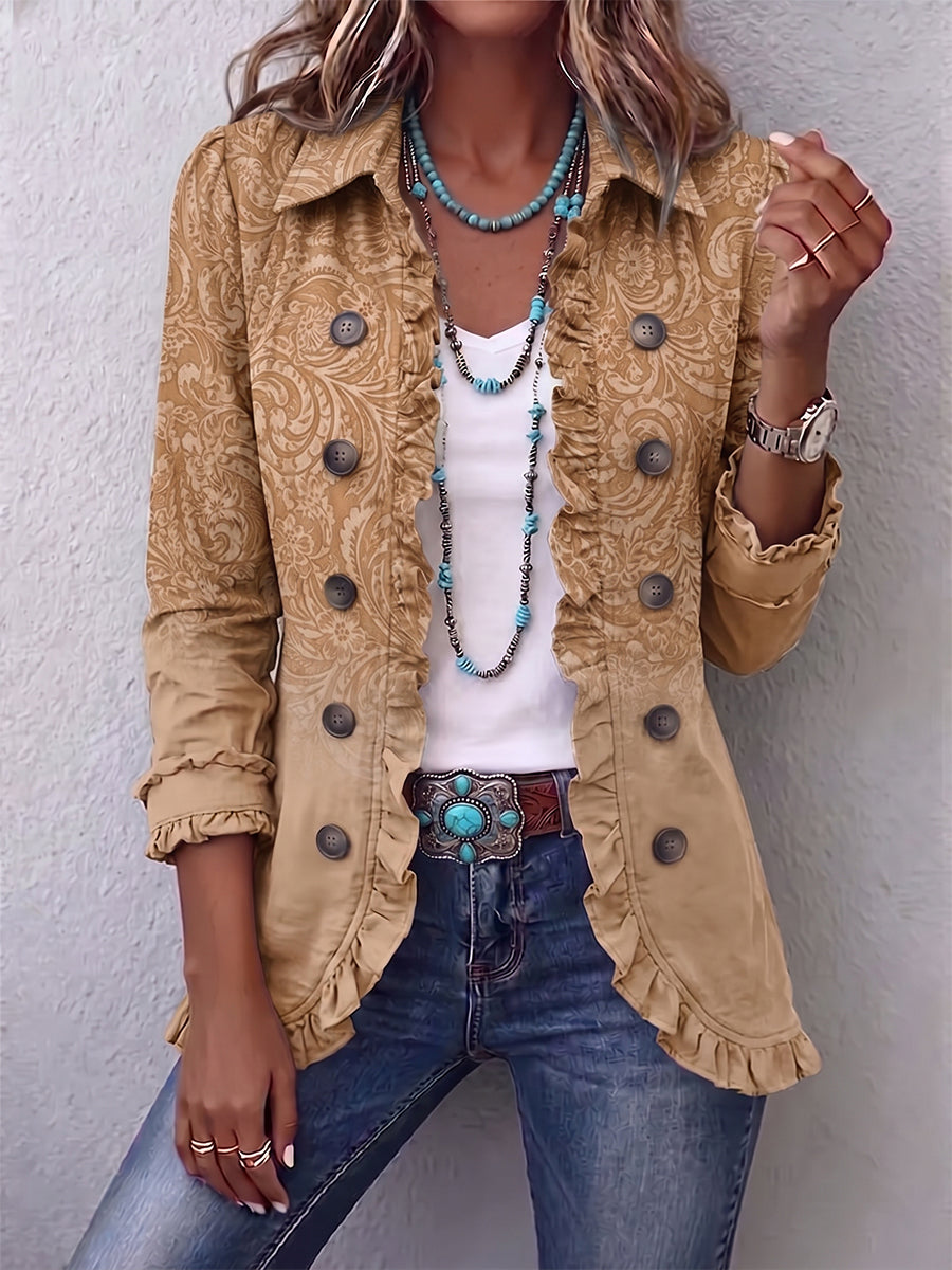 Montserrat™ | Chaqueta Western Estampada