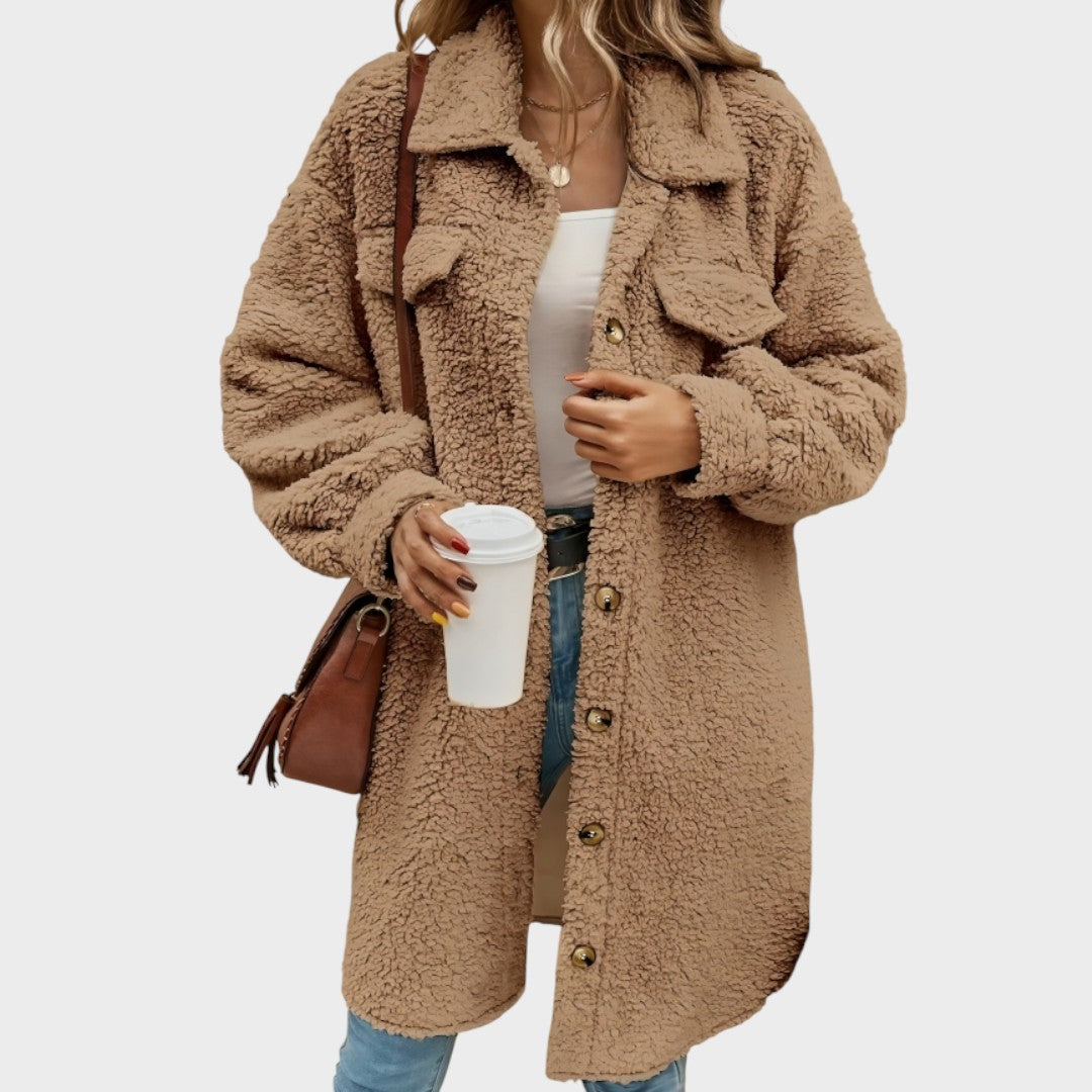 Consuelo™ | Abrigo Teddy de Pana