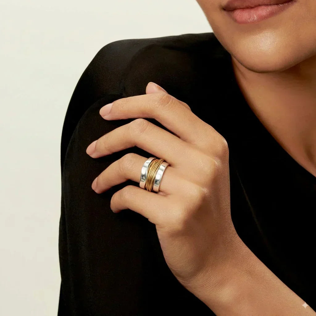 Carmen™ | Anillo con Hilo Trenzado