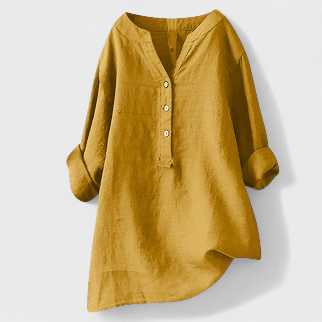 Freja - Camisa Confortable con Botones