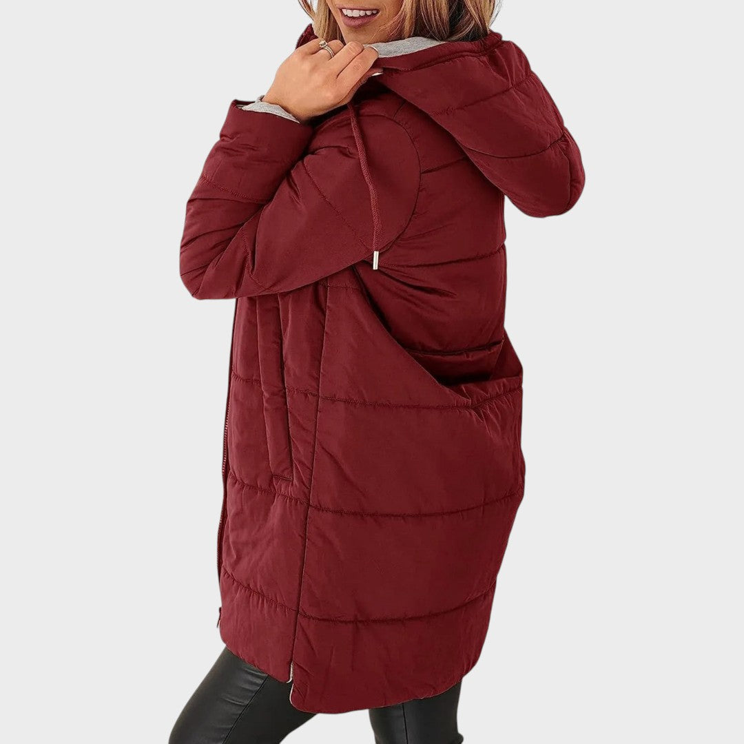 Antonia™ | Abrigo Acolchado con Capucha