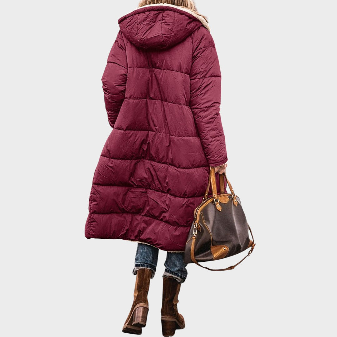 Camelia™ | Abrigo Largo Reversible