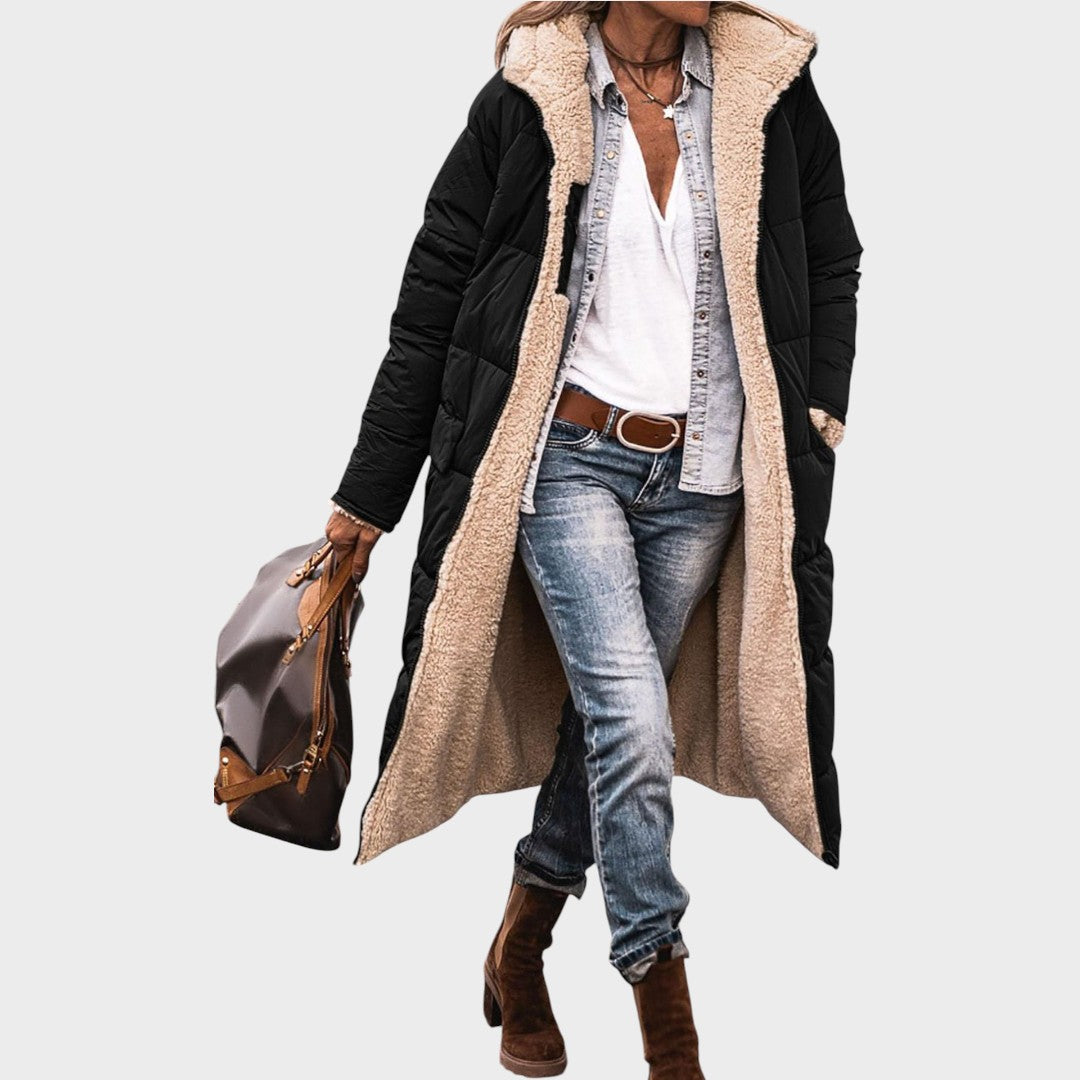 Camelia™ | Abrigo Largo Reversible