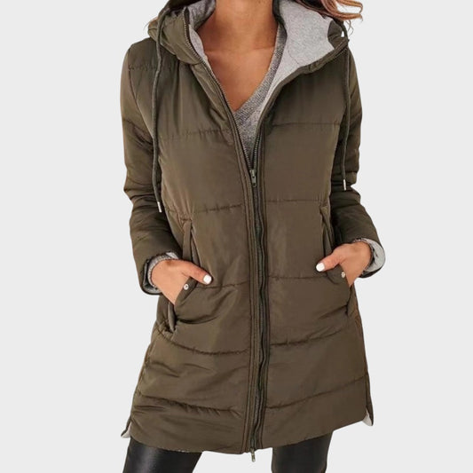 Antonia™ | Abrigo Acolchado con Capucha