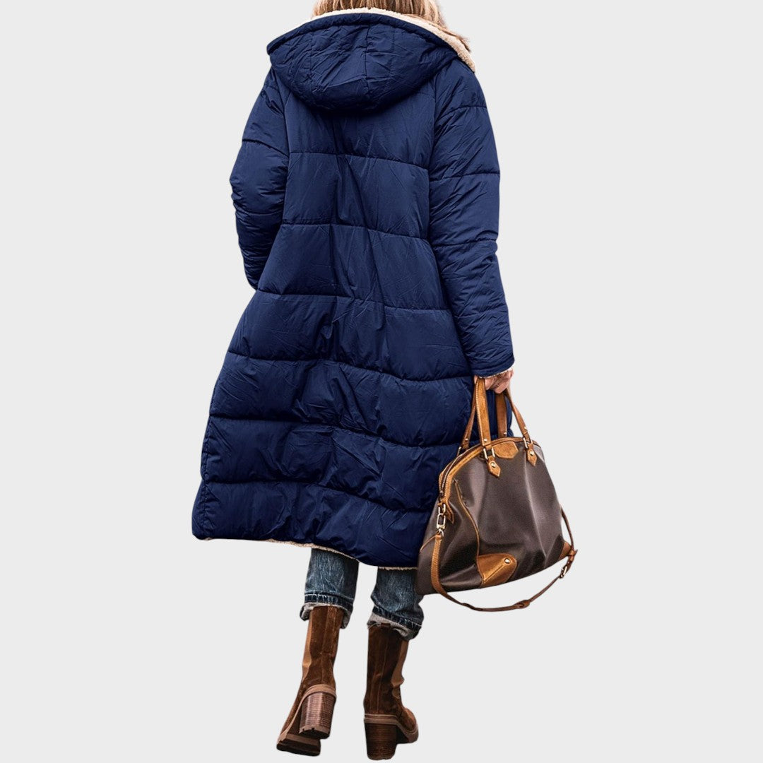 Camelia™ | Abrigo Largo Reversible