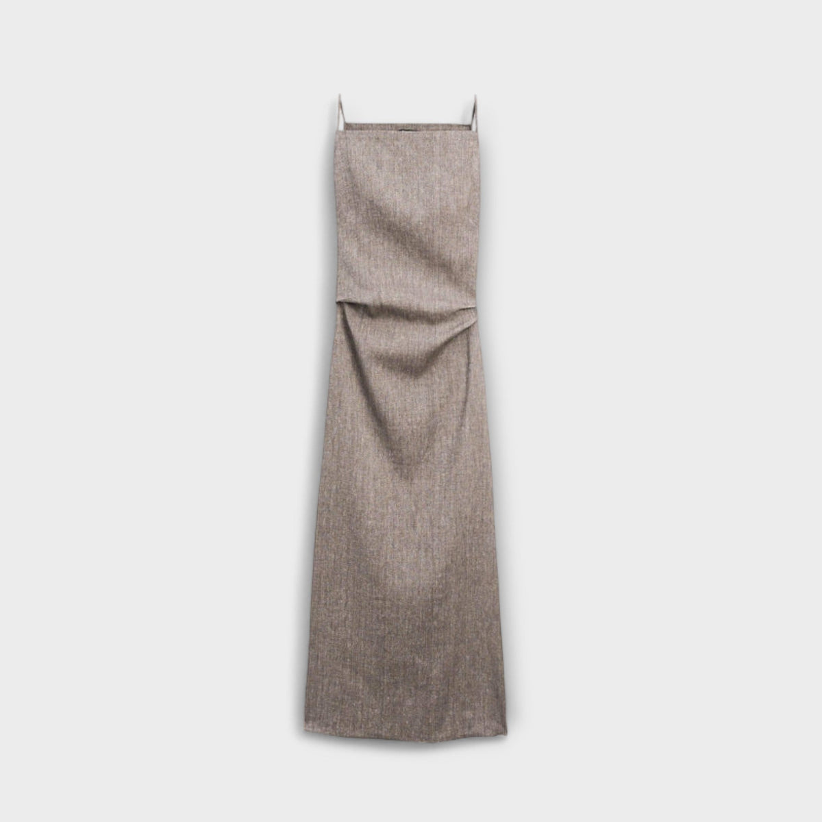 Clara - Vestidos maxi con volantes en mezcla de lino