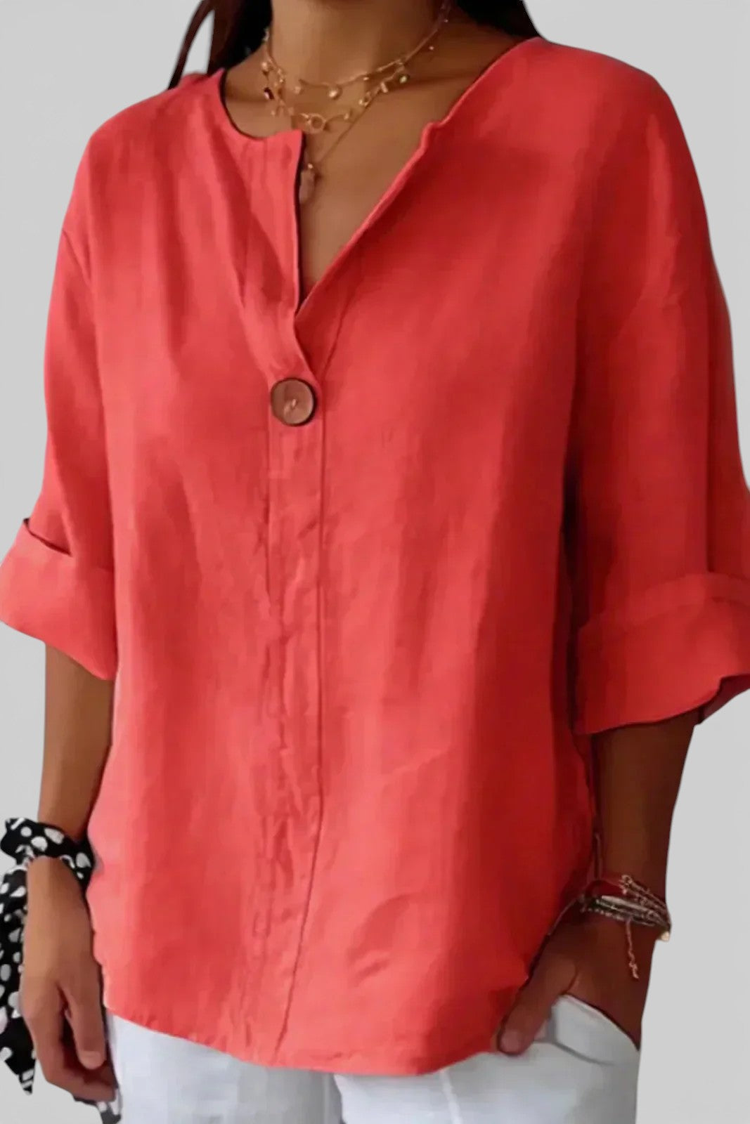 Tamara | Top de lino casual