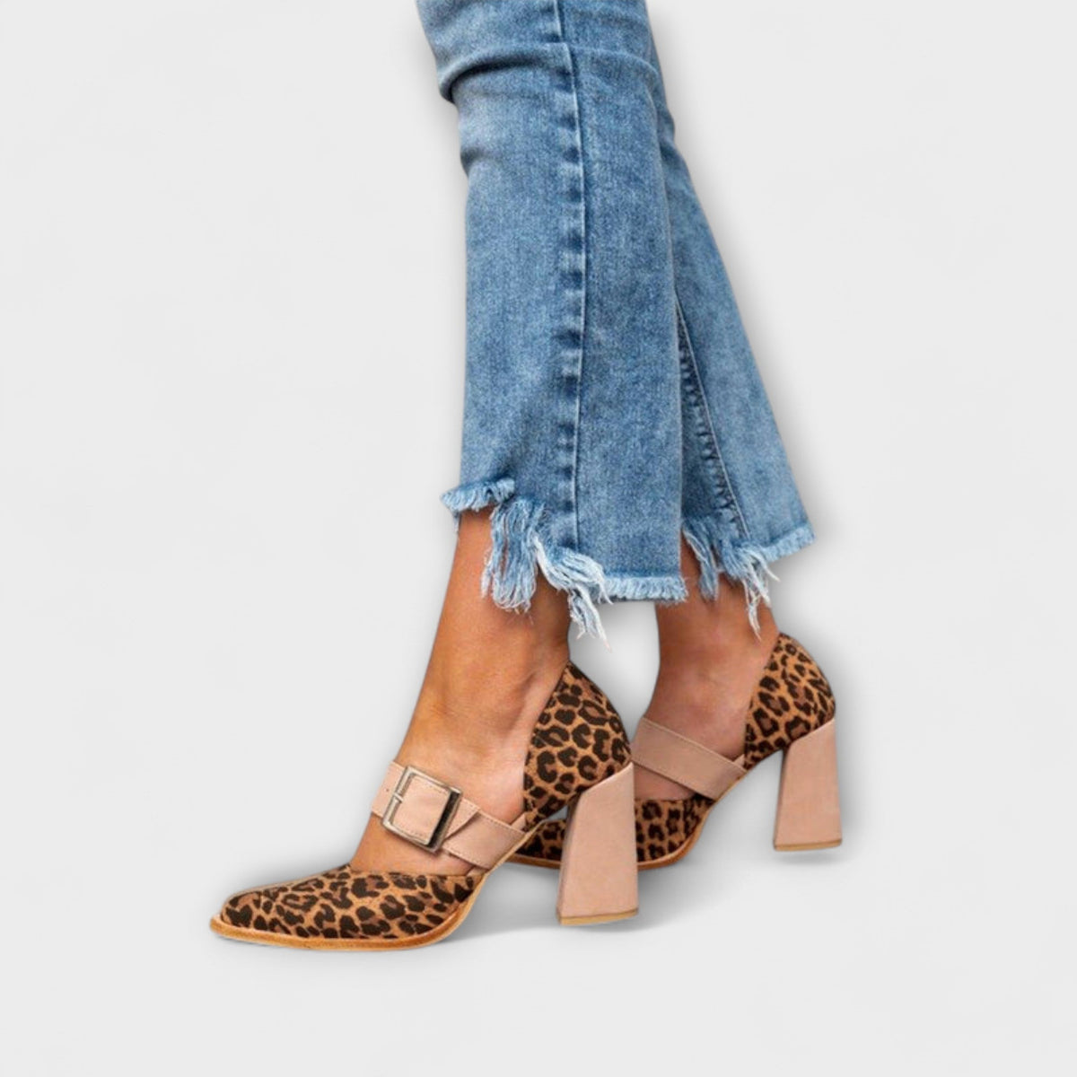 Sandalias Elegantes Kristýna con Tacón