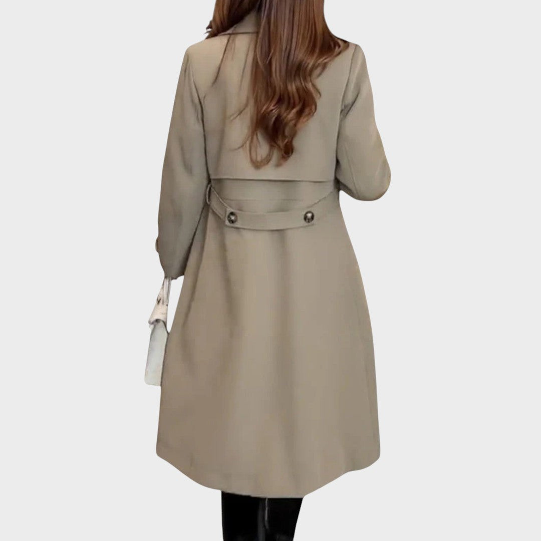 Luisa™ | Abrigo Largo con Botones
