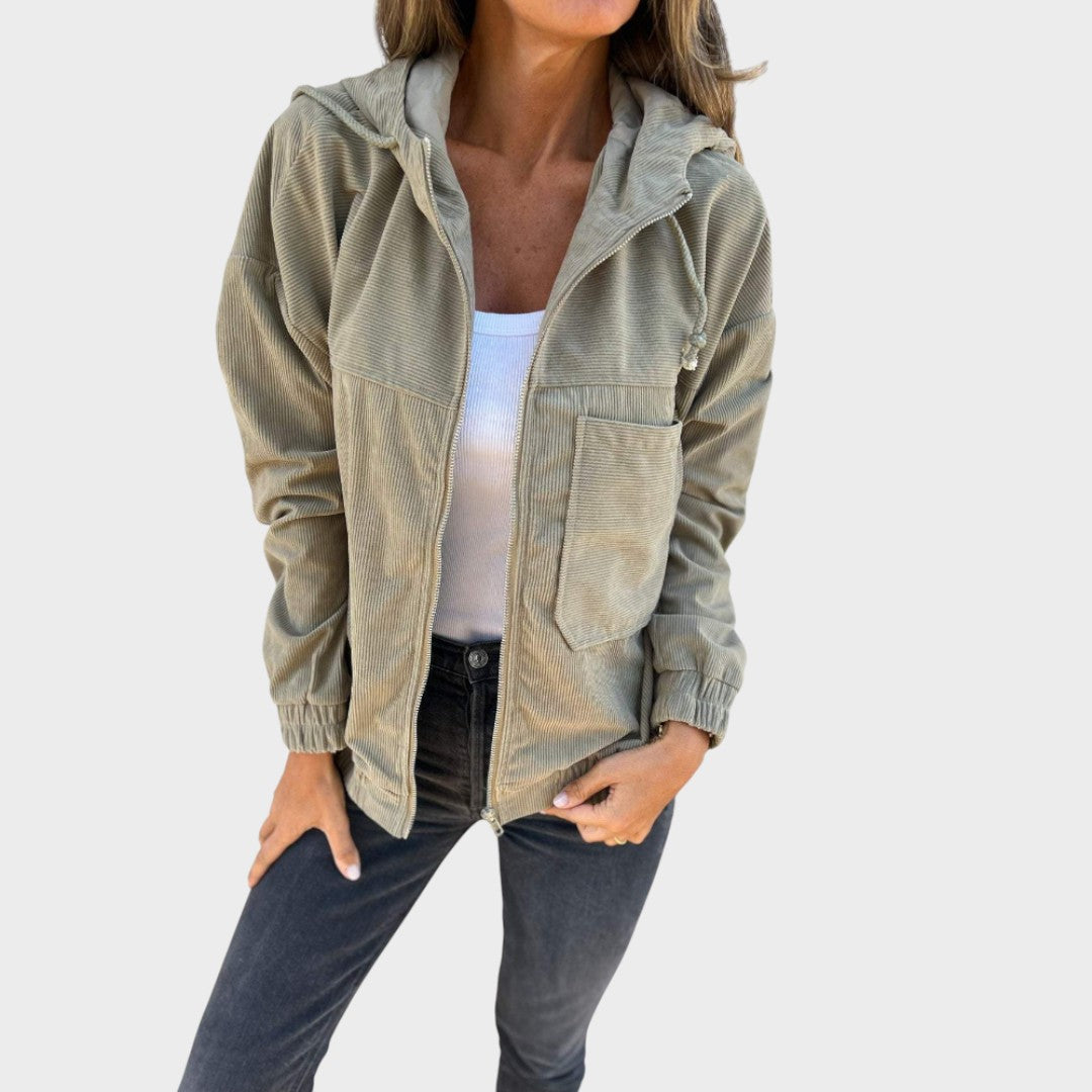 Eloísa™ | Chaqueta de Pana con Capucha
