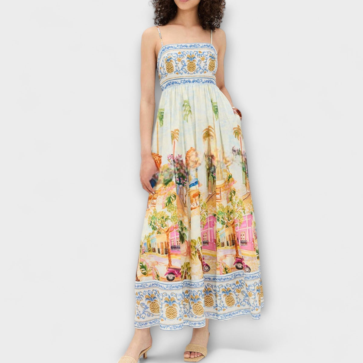 Lumen - Vestido Maxi Multicolor Aracati
