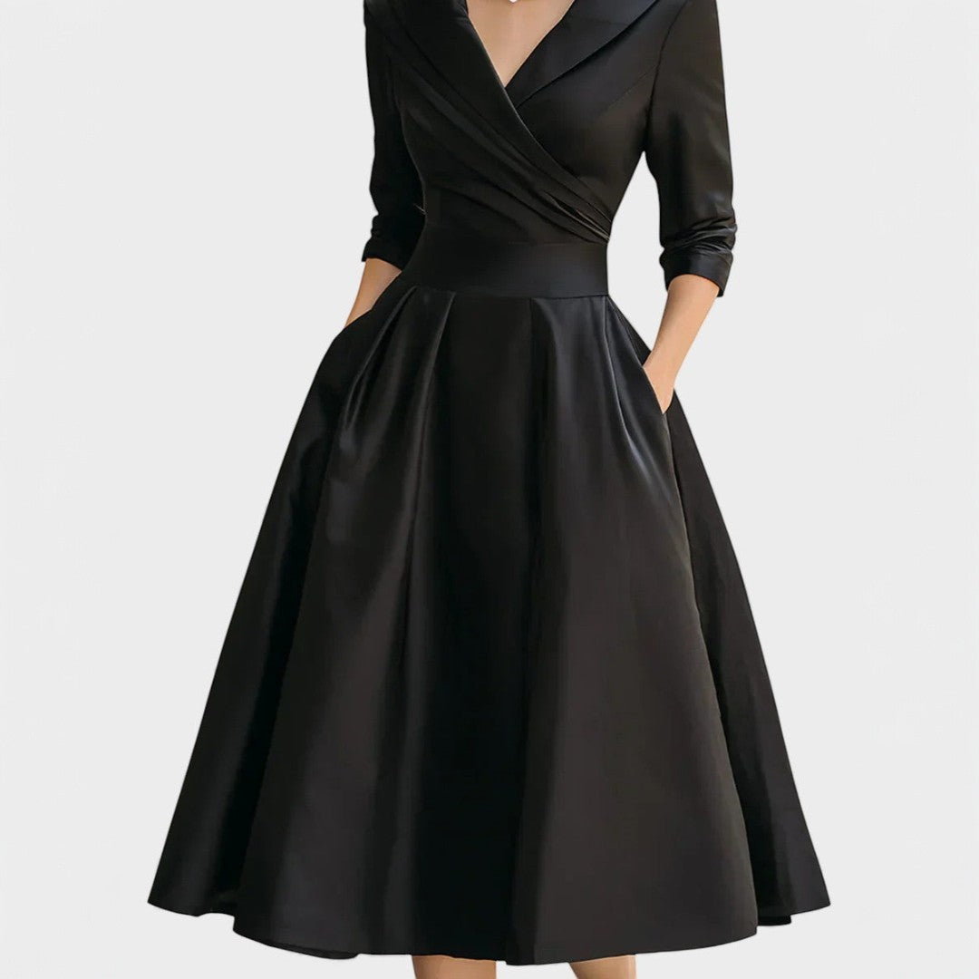Clara | Vestido elegante de satén