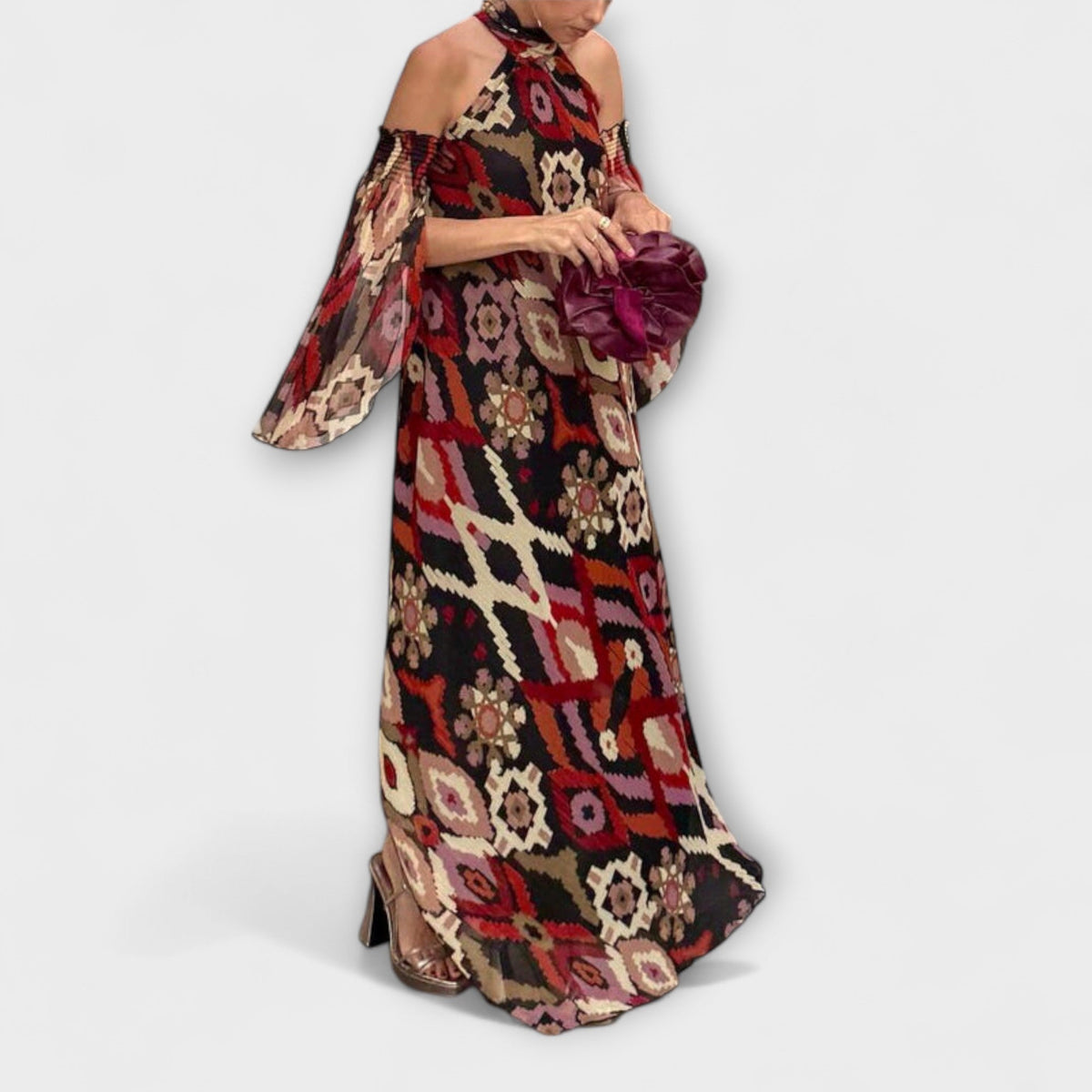 Monroe - Vestido maxi inspirado en el estilo boho
