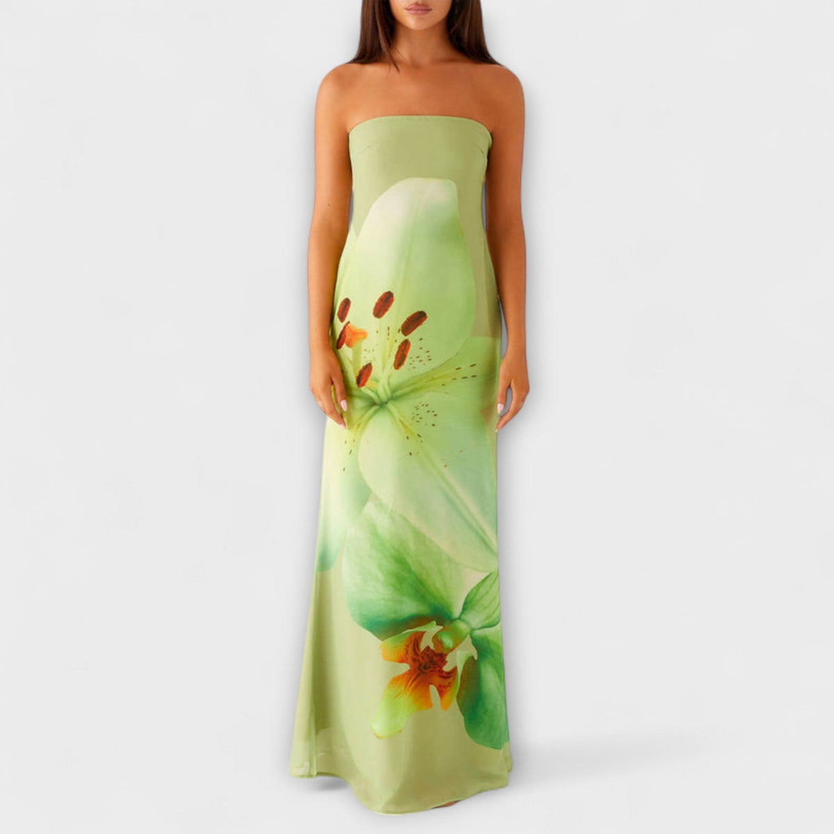 Zephyra - Vestidos Maxi con Hombros Descubiertos