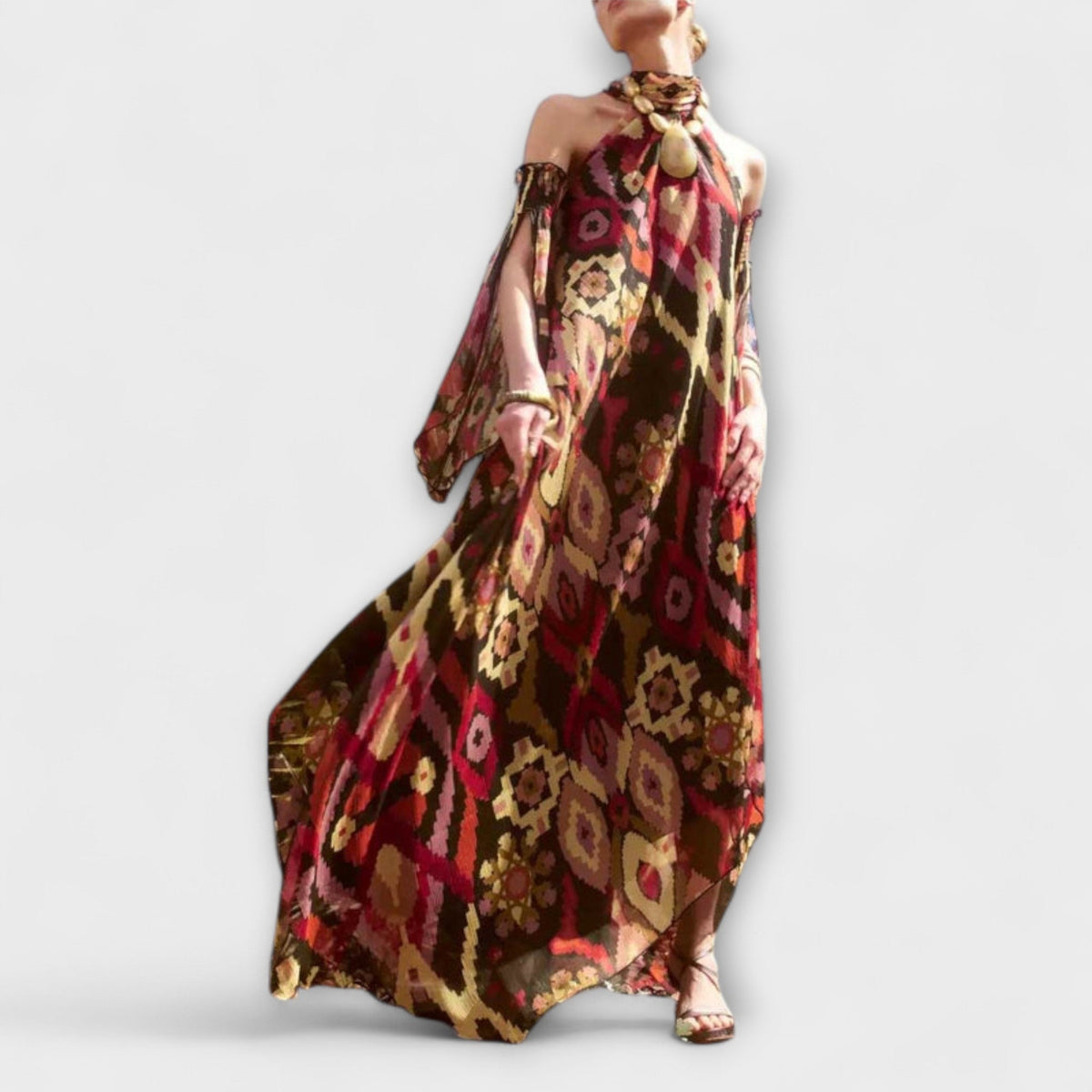 Monroe - Vestido maxi inspirado en el estilo boho