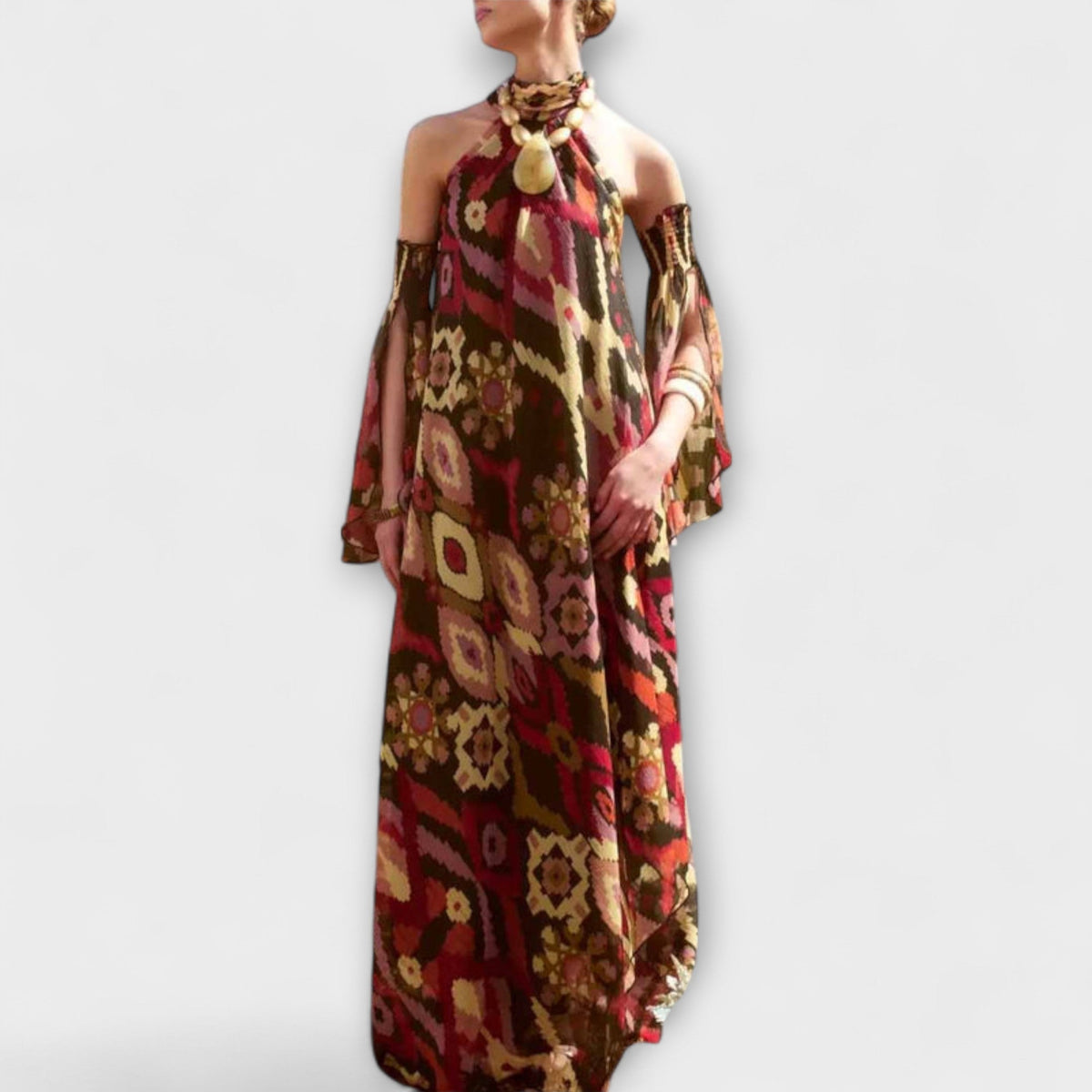 Monroe - Vestido maxi inspirado en el estilo boho