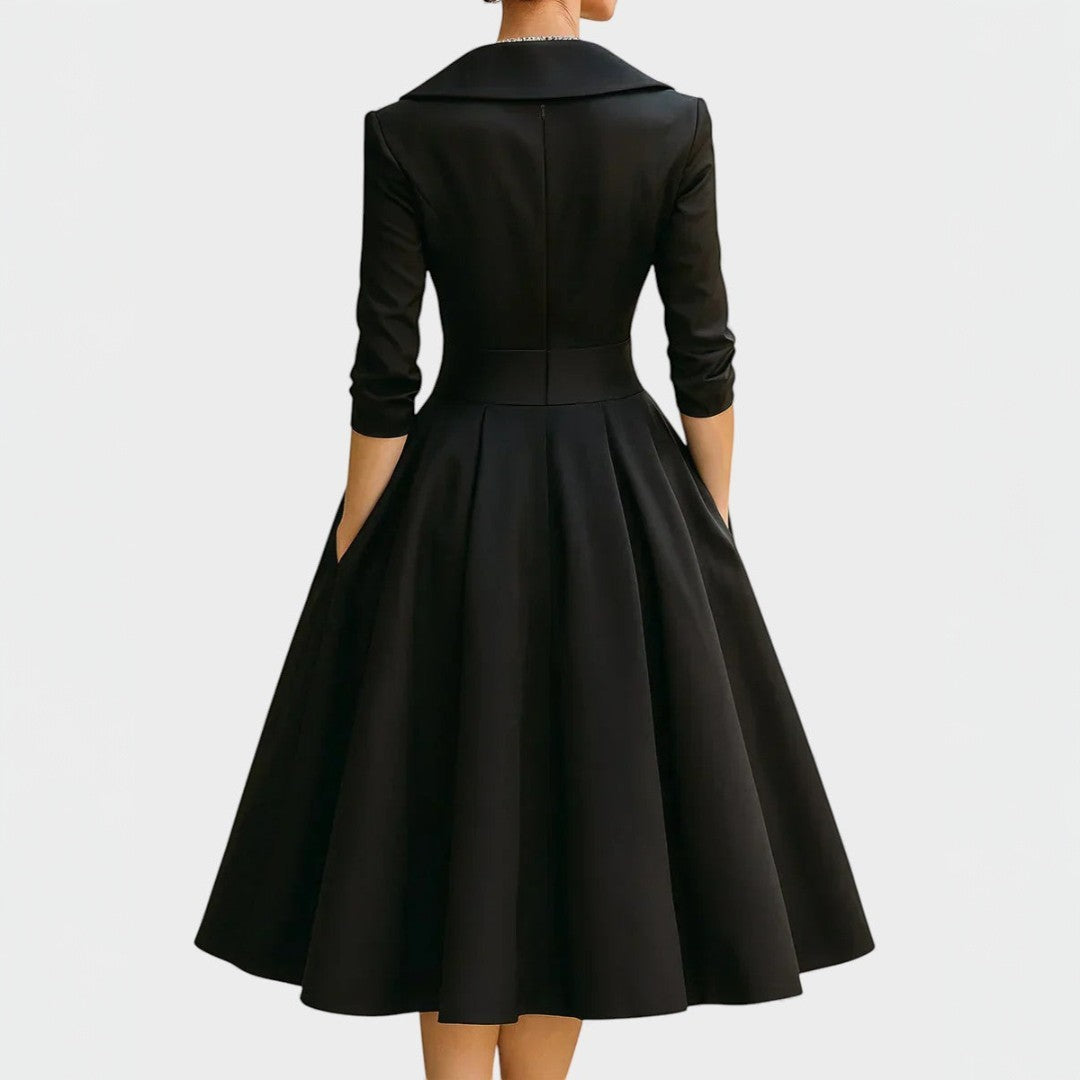 Clara | Vestido elegante de satén