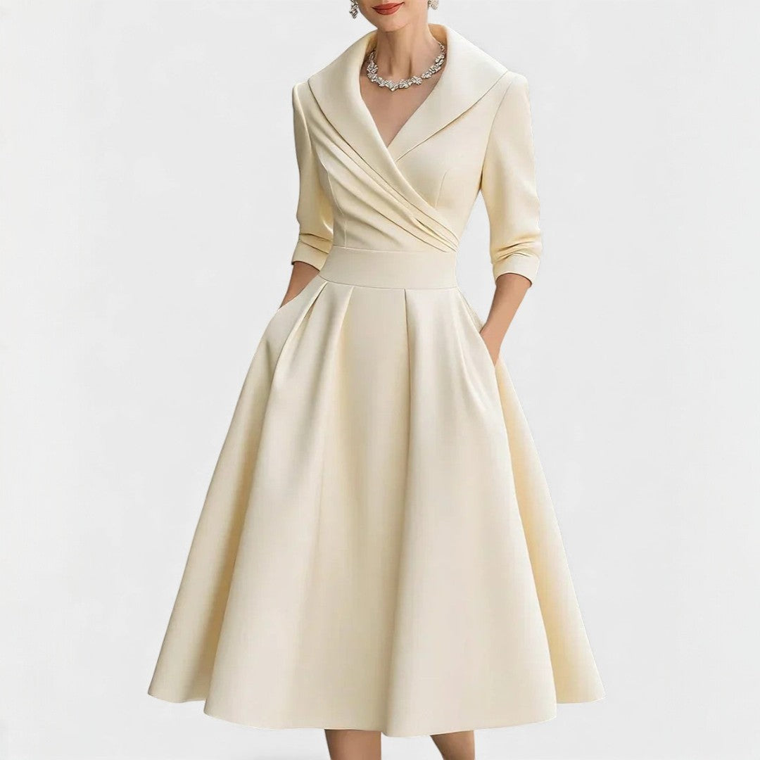 Clara | Vestido elegante de satén