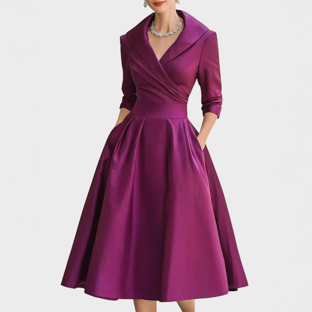 Clara | Vestido elegante de satén