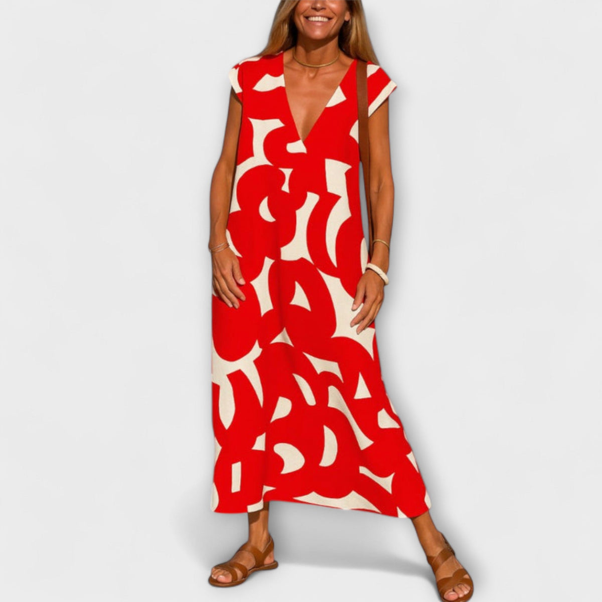 Linae – Vestido Lagana con escote en V