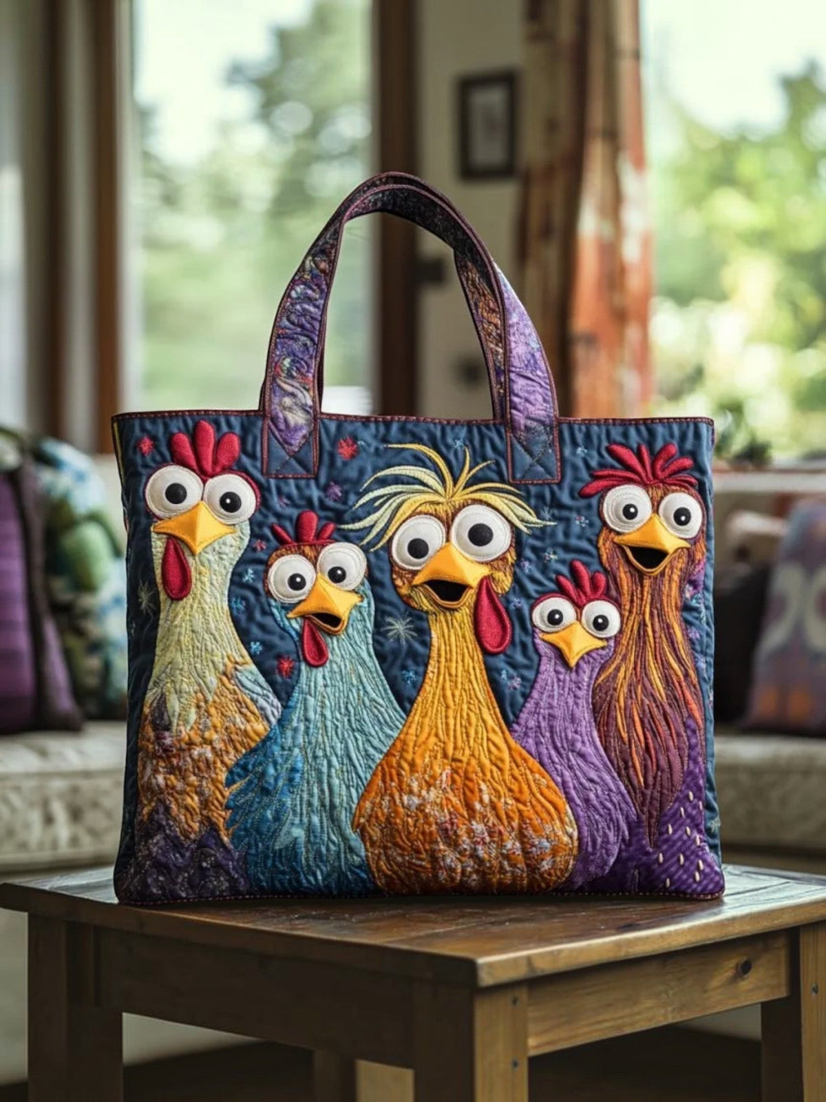 Cinco Gallinas | Bolso Artesanal Acolchado