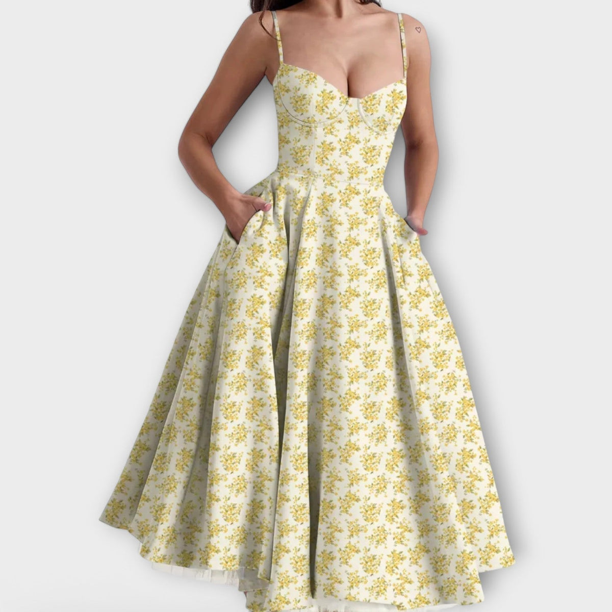 Mélie – Vestido de verano con detalles en corsé