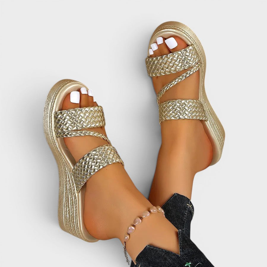 Simone | Sandalias con plataforma cómodas