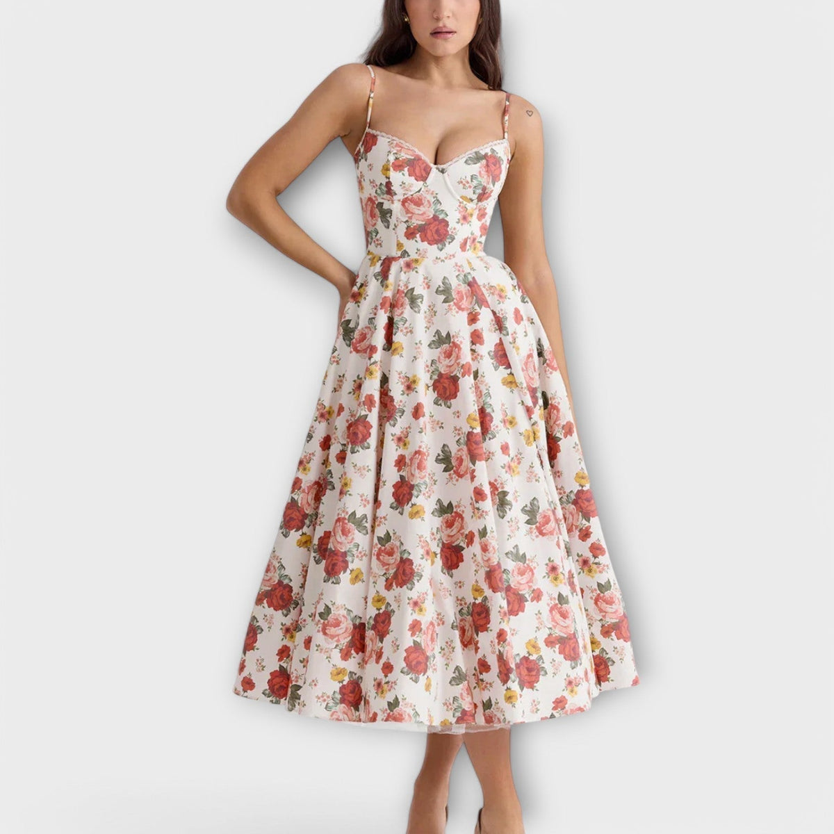 Mélie – Vestido de verano con detalles en corsé