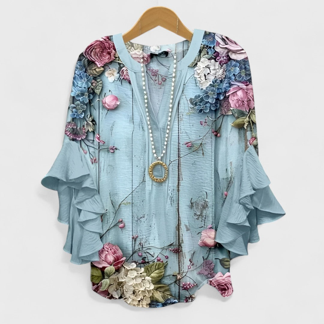 Elisabet - Blusa de verano ajustable