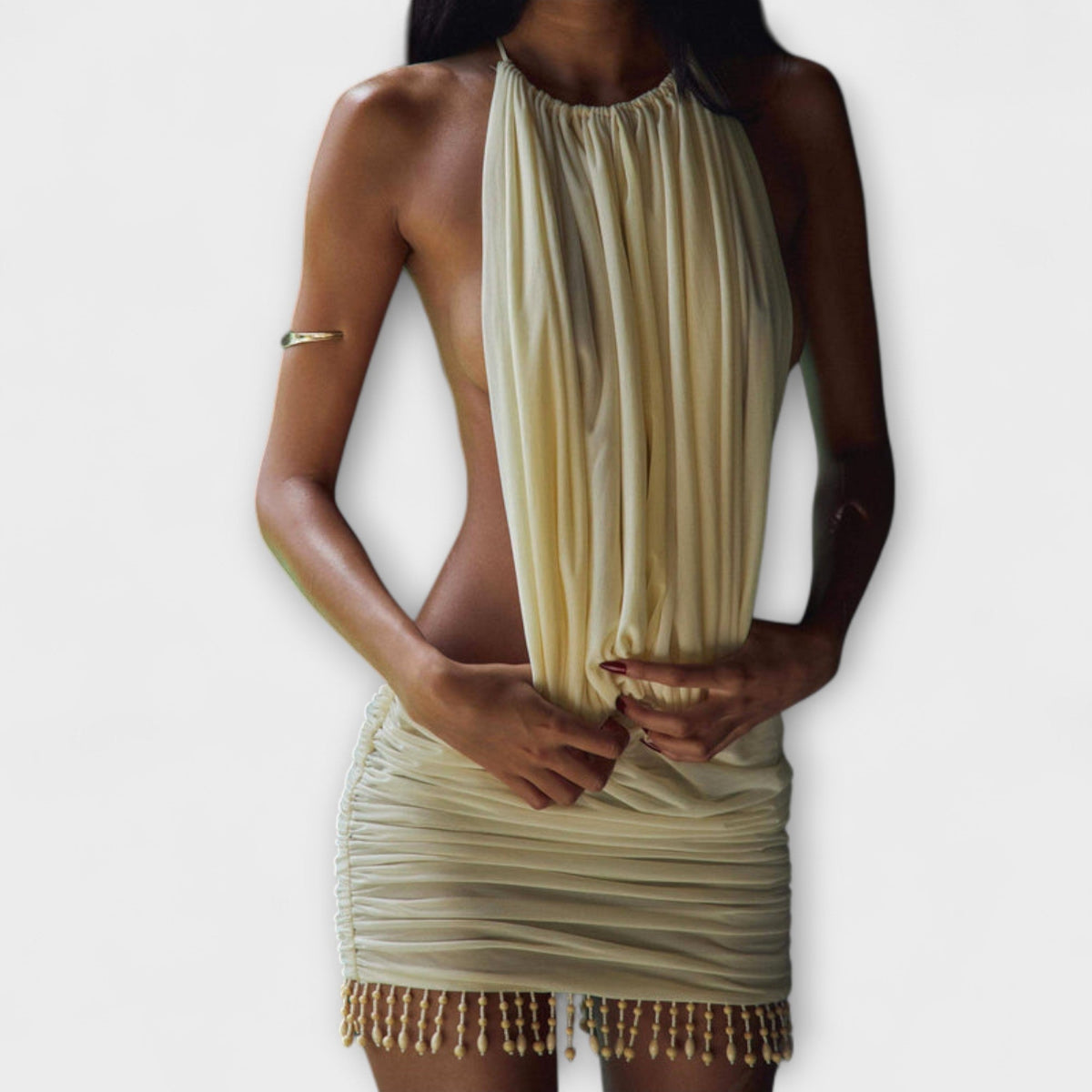 Kylie - Vestido Mini en Tejido Suave