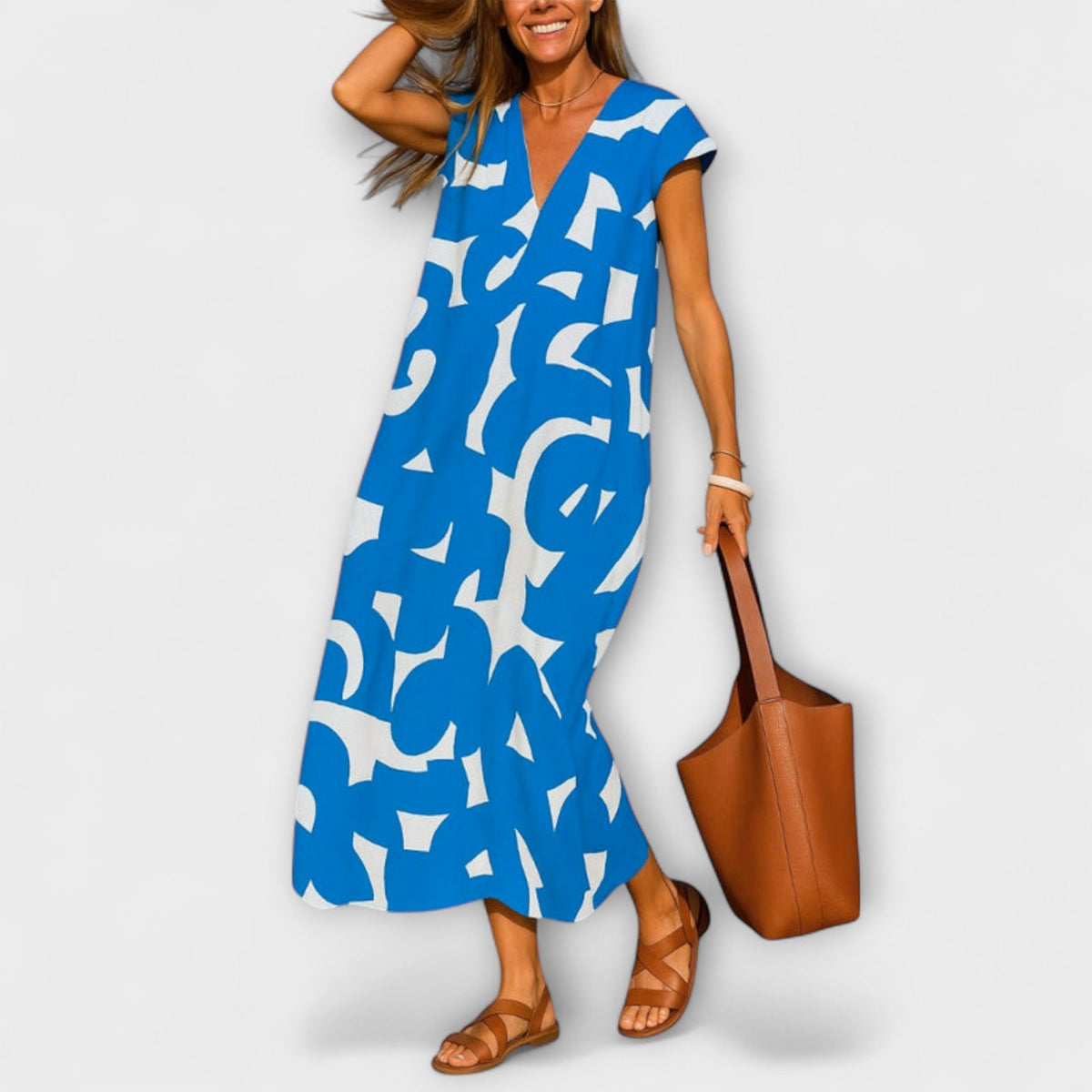 Linae – Vestido Lagana con escote en V