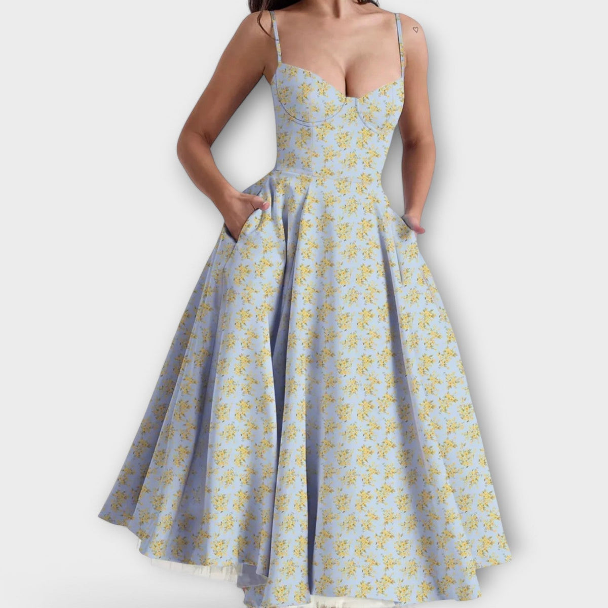Mélie – Vestido de verano con detalles en corsé