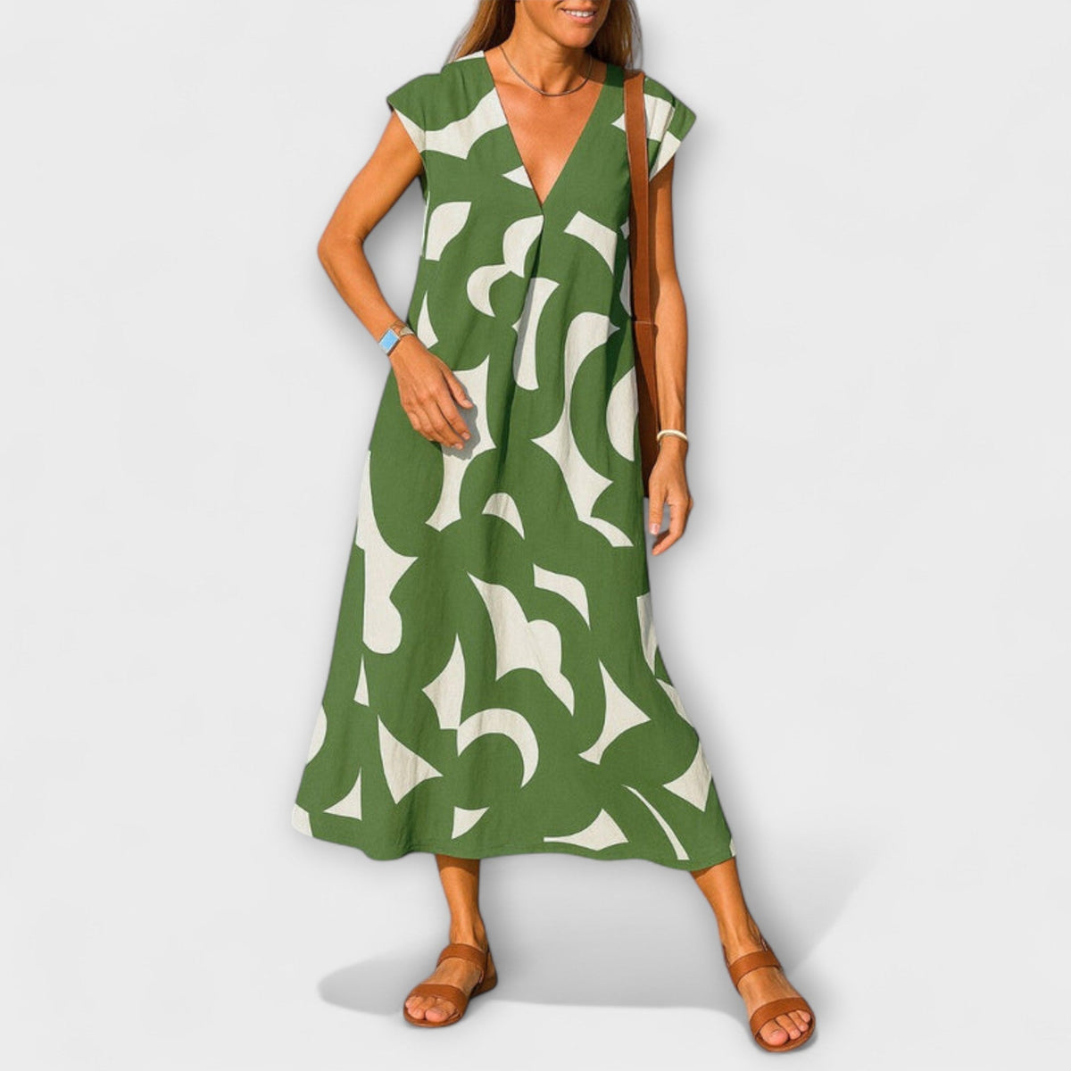 Linae – Vestido Lagana con escote en V