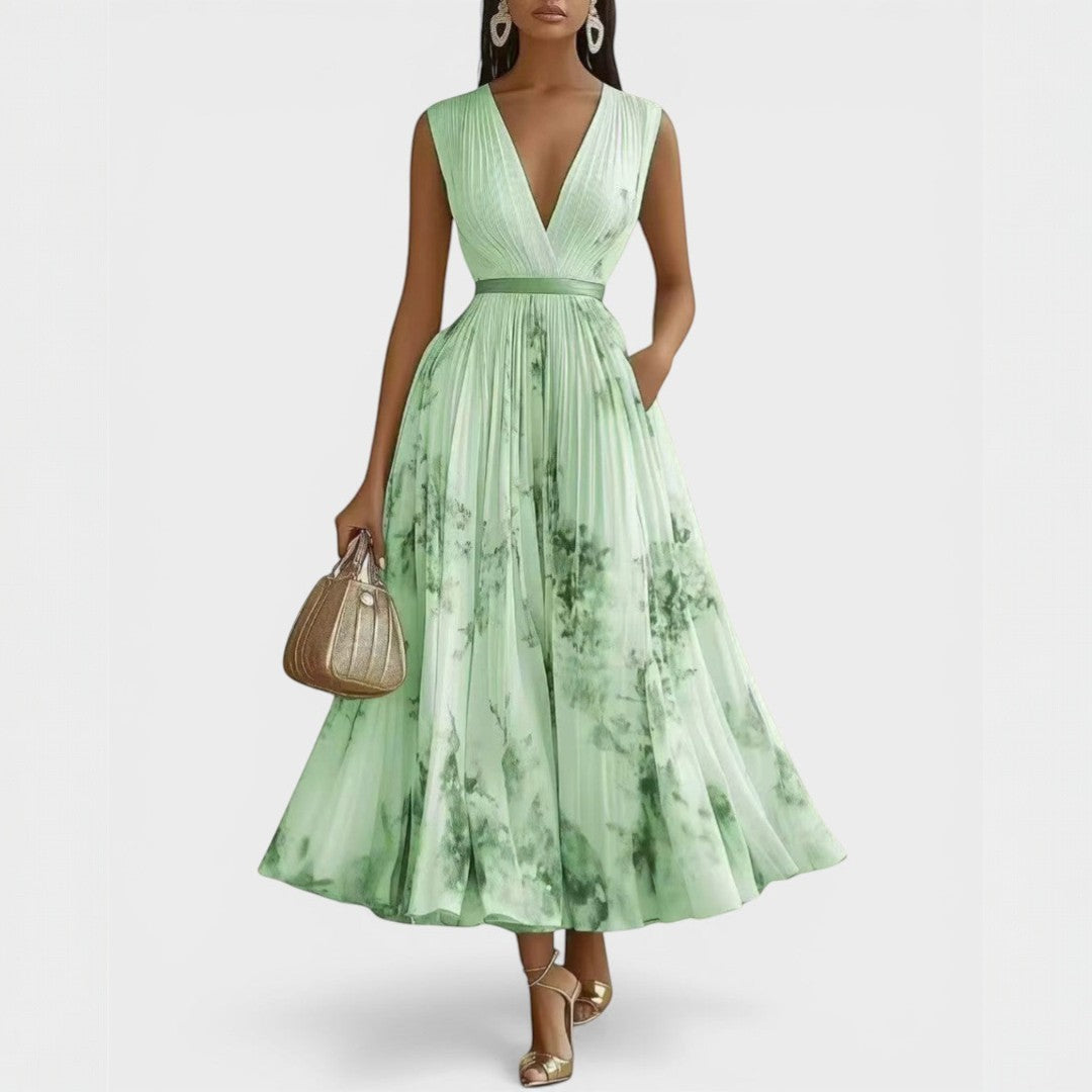 Franka | Vestido plisado elegante