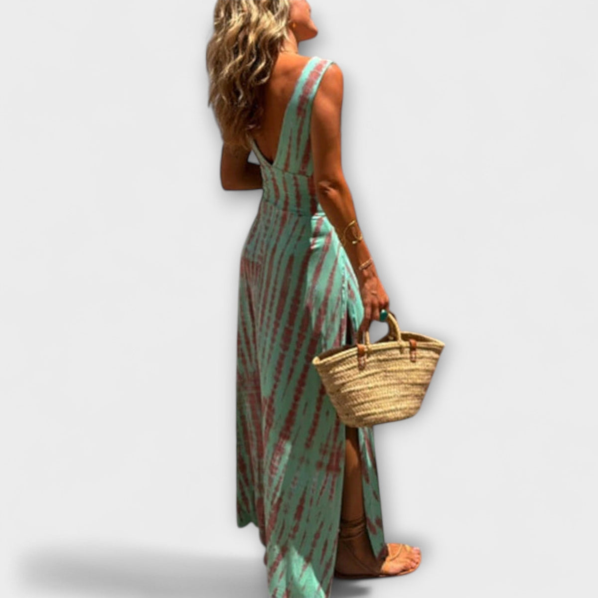 Ella - Vestido Tie-Dye Escote Eleanor