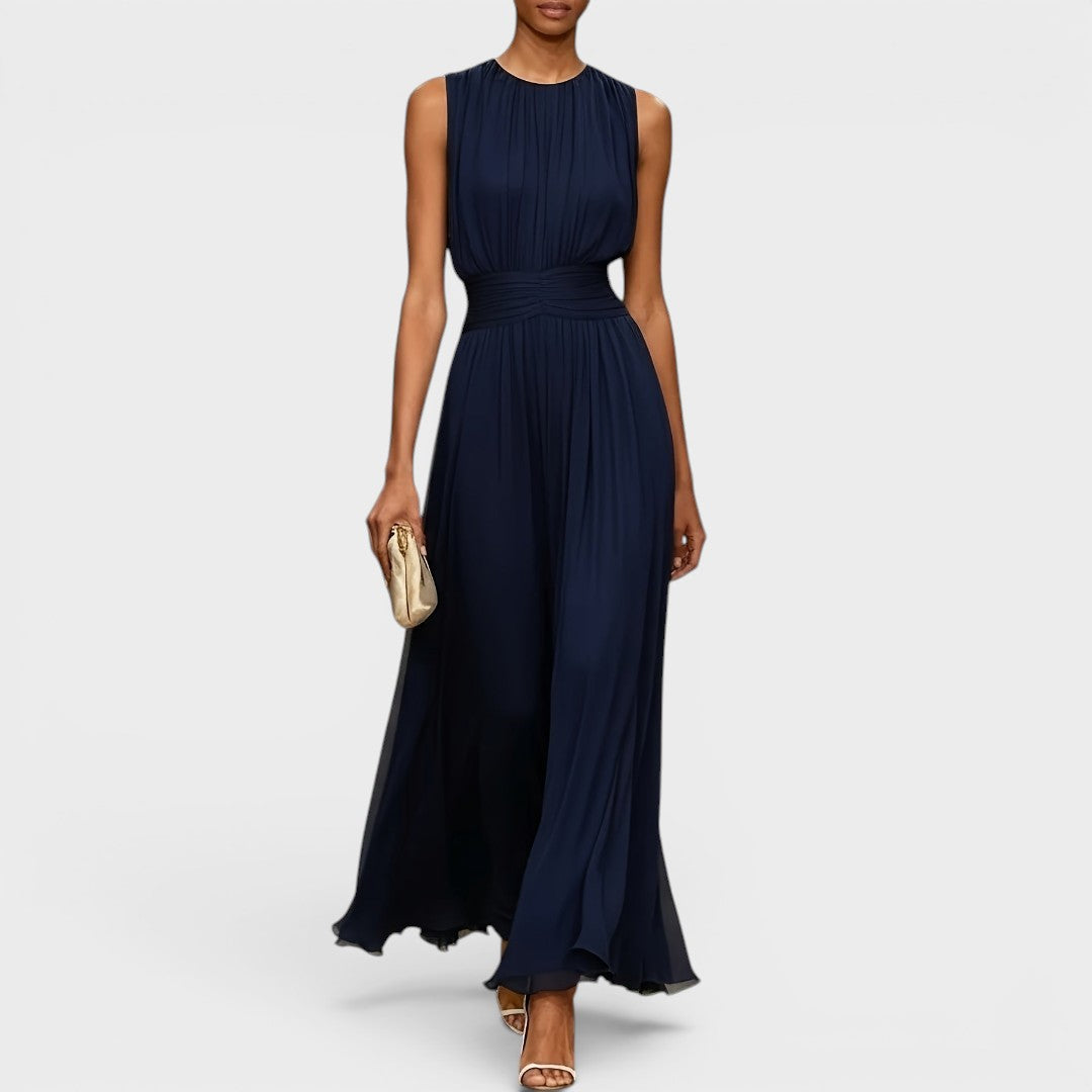Charlotte | Vestido midi de chiffon elegante