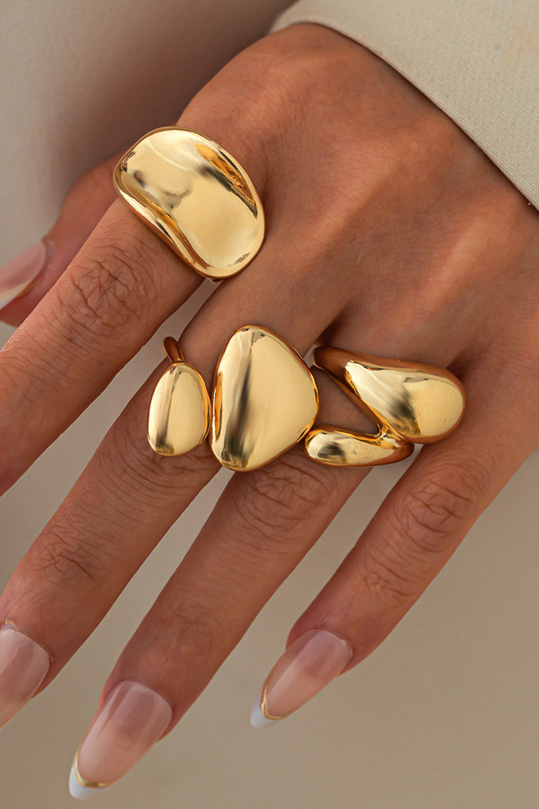 Anillos de Metal Irregulares