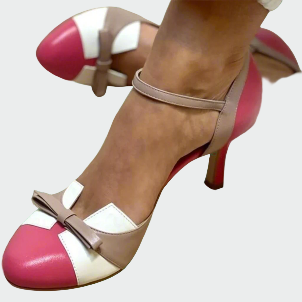 Karolína Zapatos de Noche Lujosos de Satén con Lazo