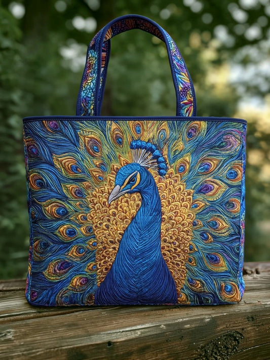 Pavo Real | Bolso Artesanal Acolchado