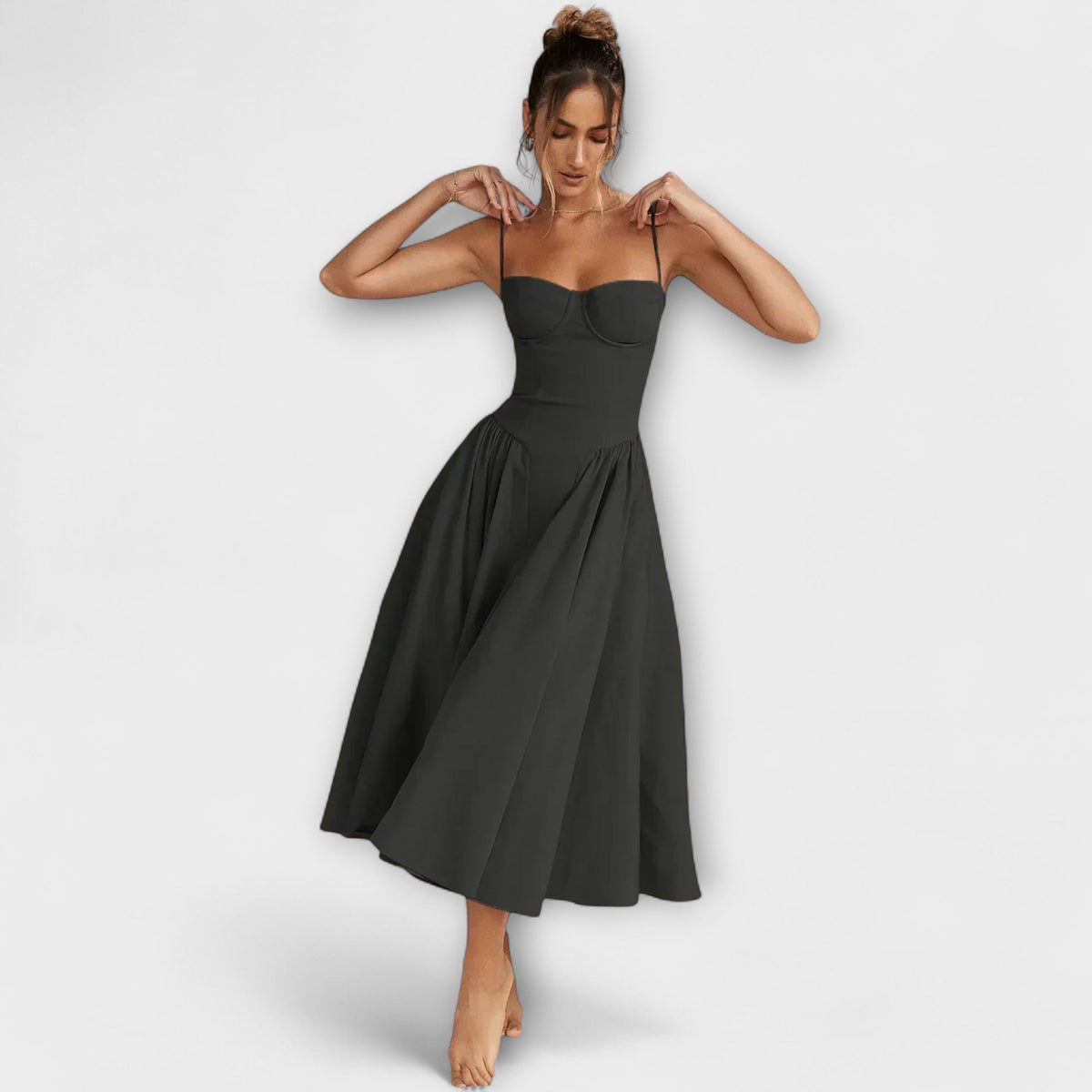 Rosalie - Vestido corsé elegante sin mangas
