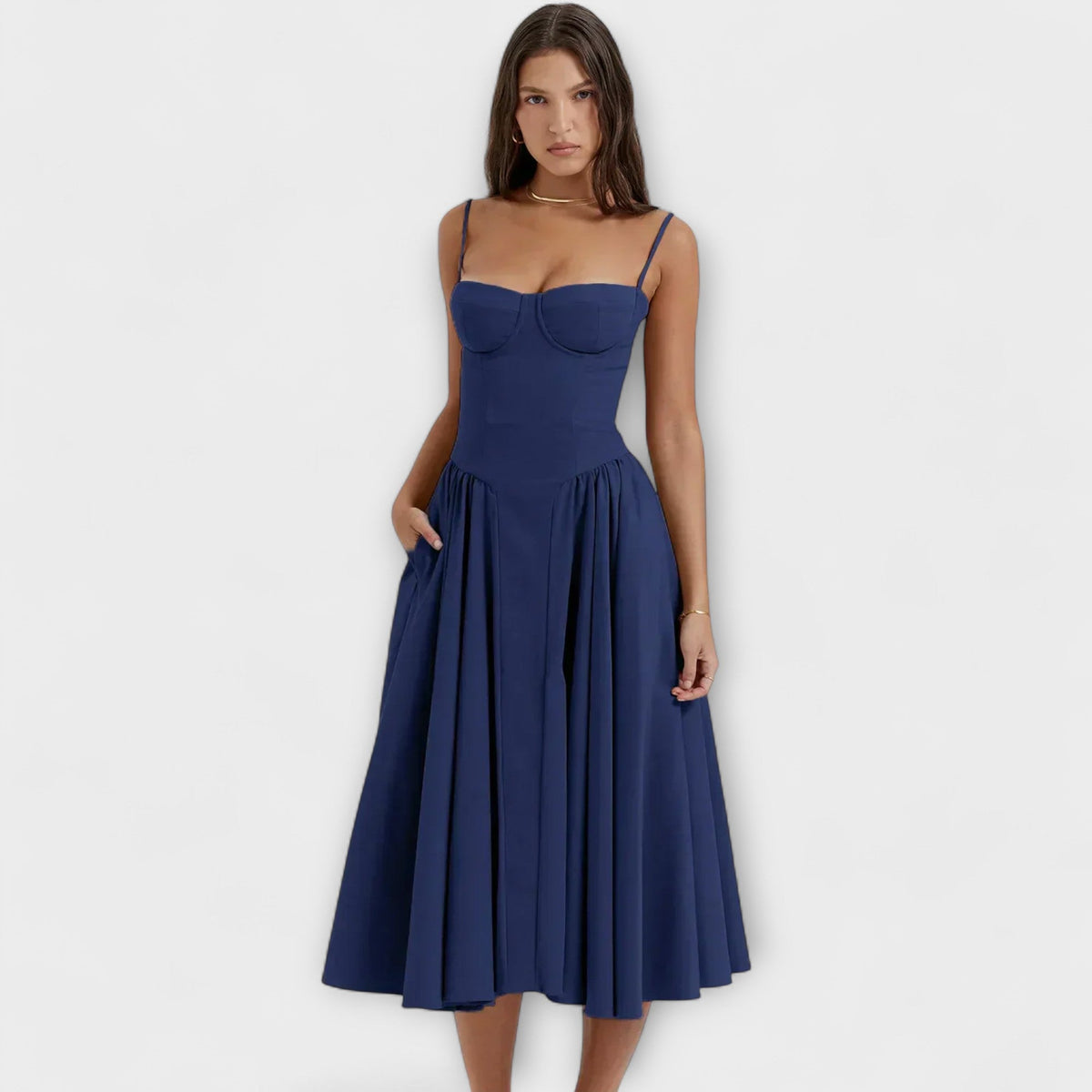Rosalie - Vestido corsé elegante sin mangas