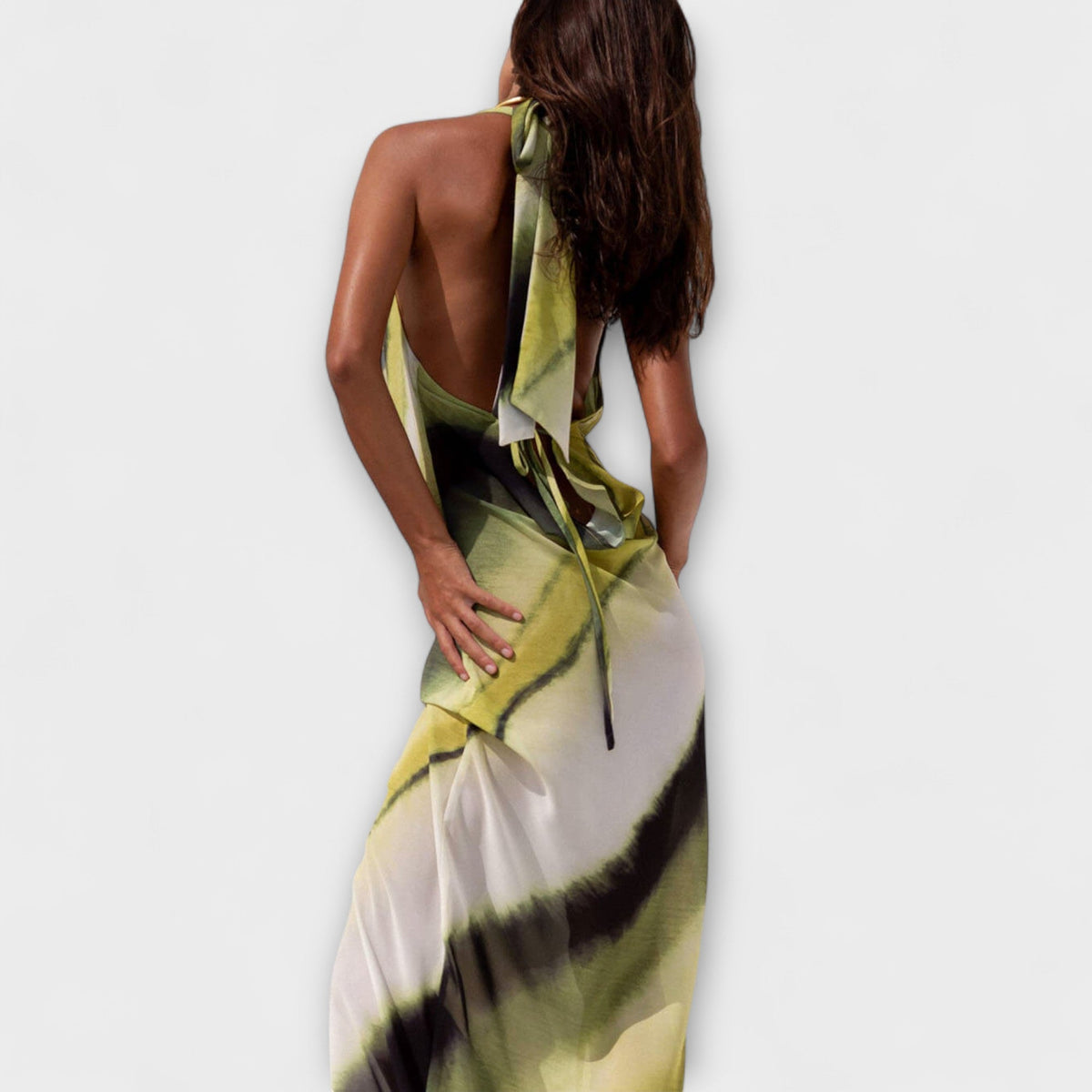 Vestidos maxi clásicos con degradé y tie-dye