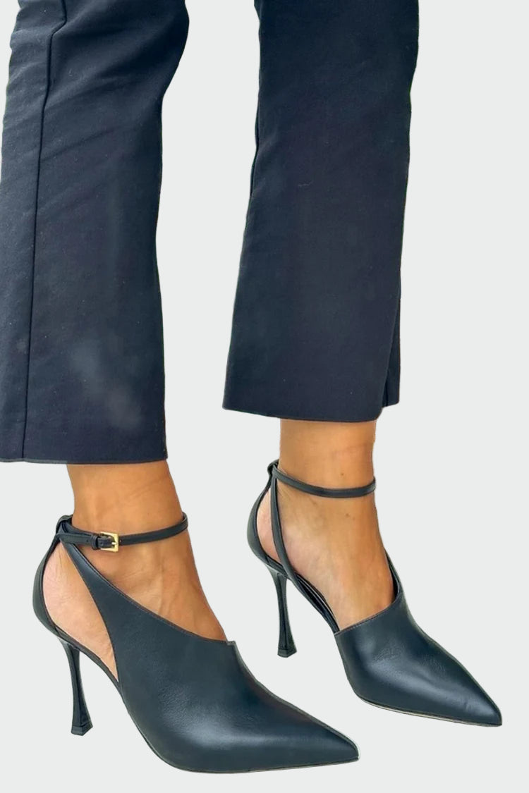 Karolína Zapatos Elegantes con Tacón de Aguja y Correa al Tobillo