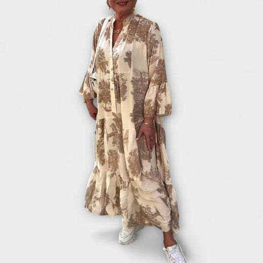 Nerina - Vestidos maxi florales elegantes