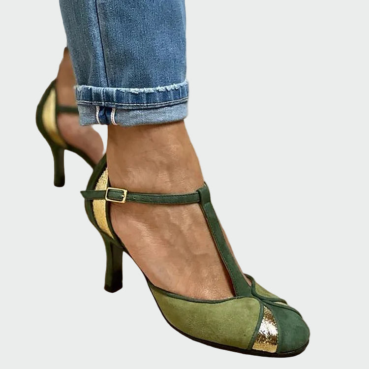 Sára Elegante Tacones Altos con Cinturón Estilo Moderno Comfort