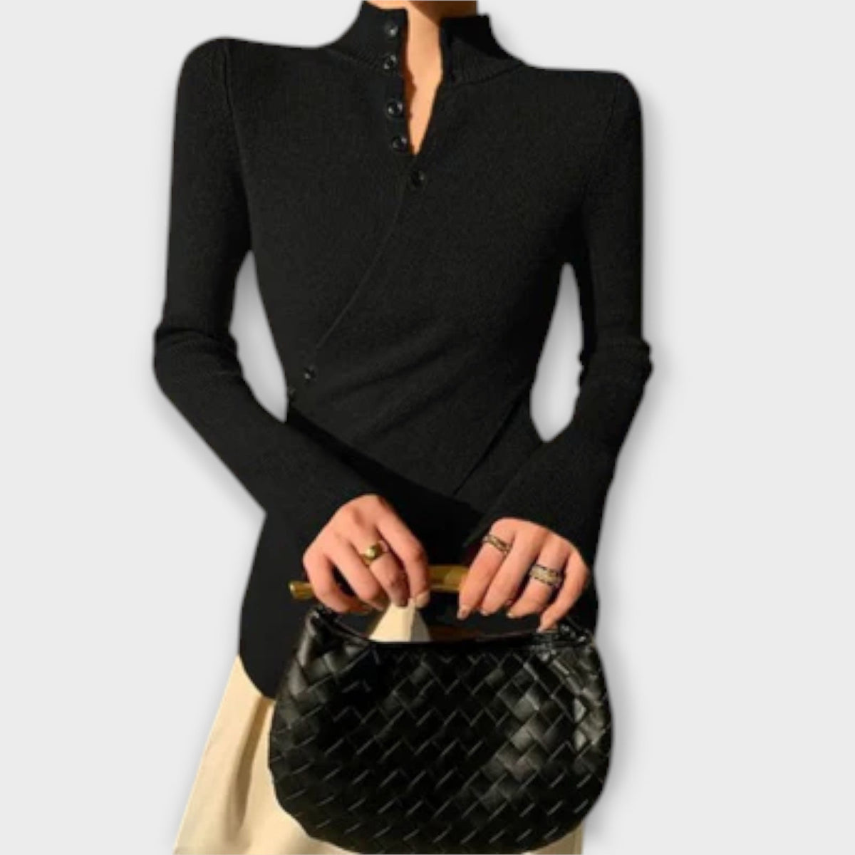 Michiko – Pullover elegante en jersey de algodón