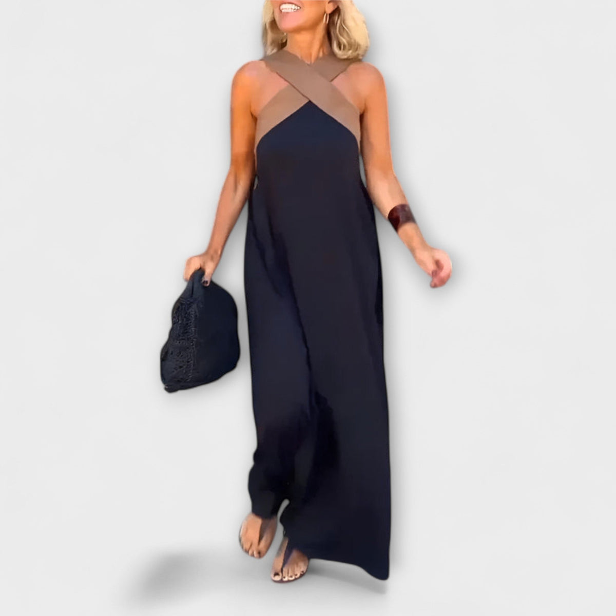 Delphine - Vestido cruzado