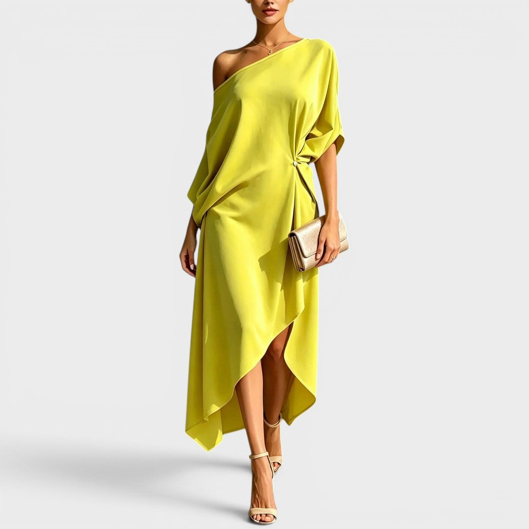 Camille | Vestido asimétrico elegante