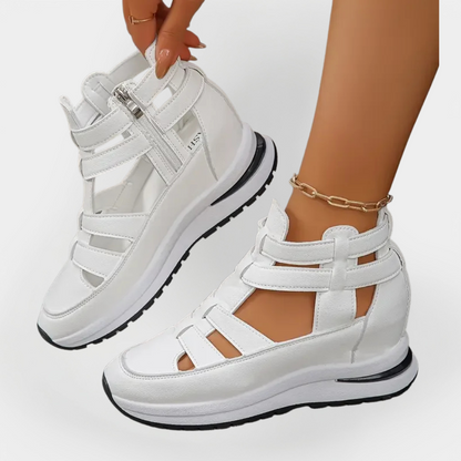 Sandalias Elegantes de Verano con Tacón y Cierre Lateral