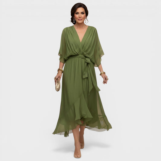 Monika | Vestido elegante de chiffon